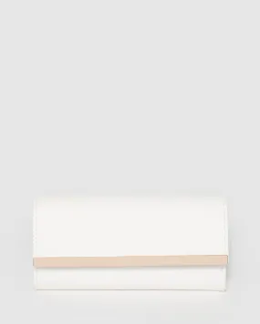 White Gigi Clutch Bag