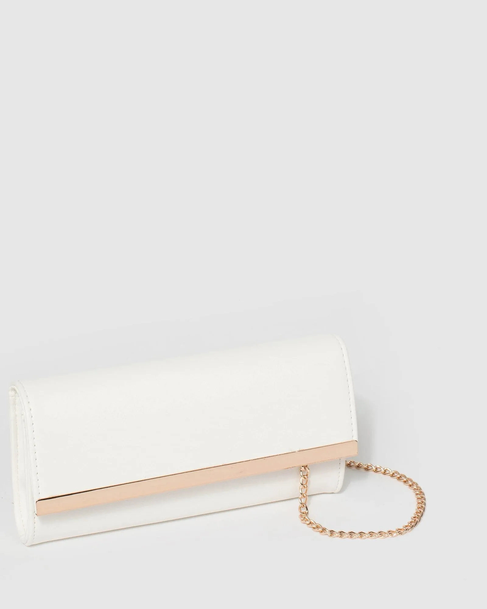 White Gigi Clutch Bag