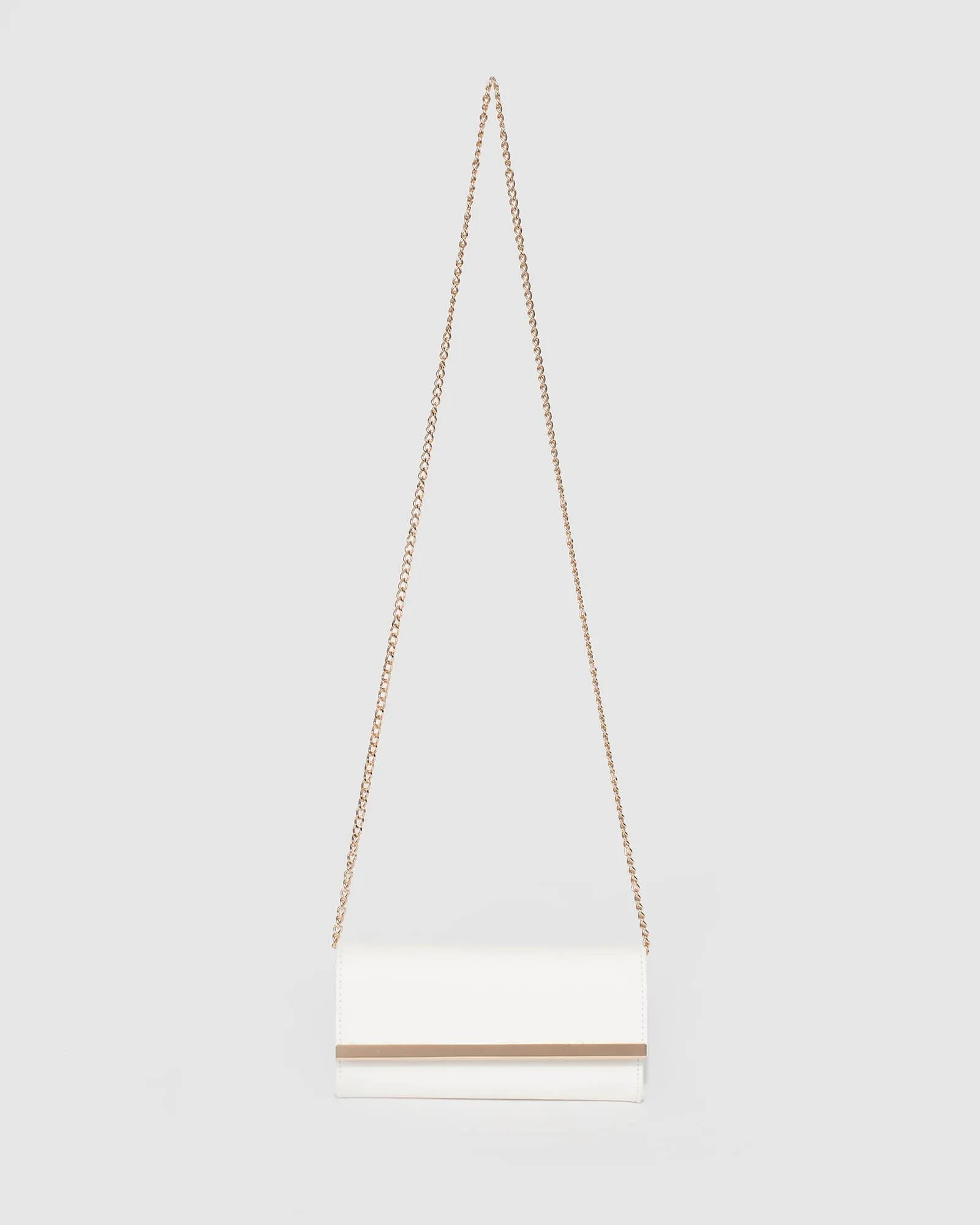 White Gigi Clutch Bag