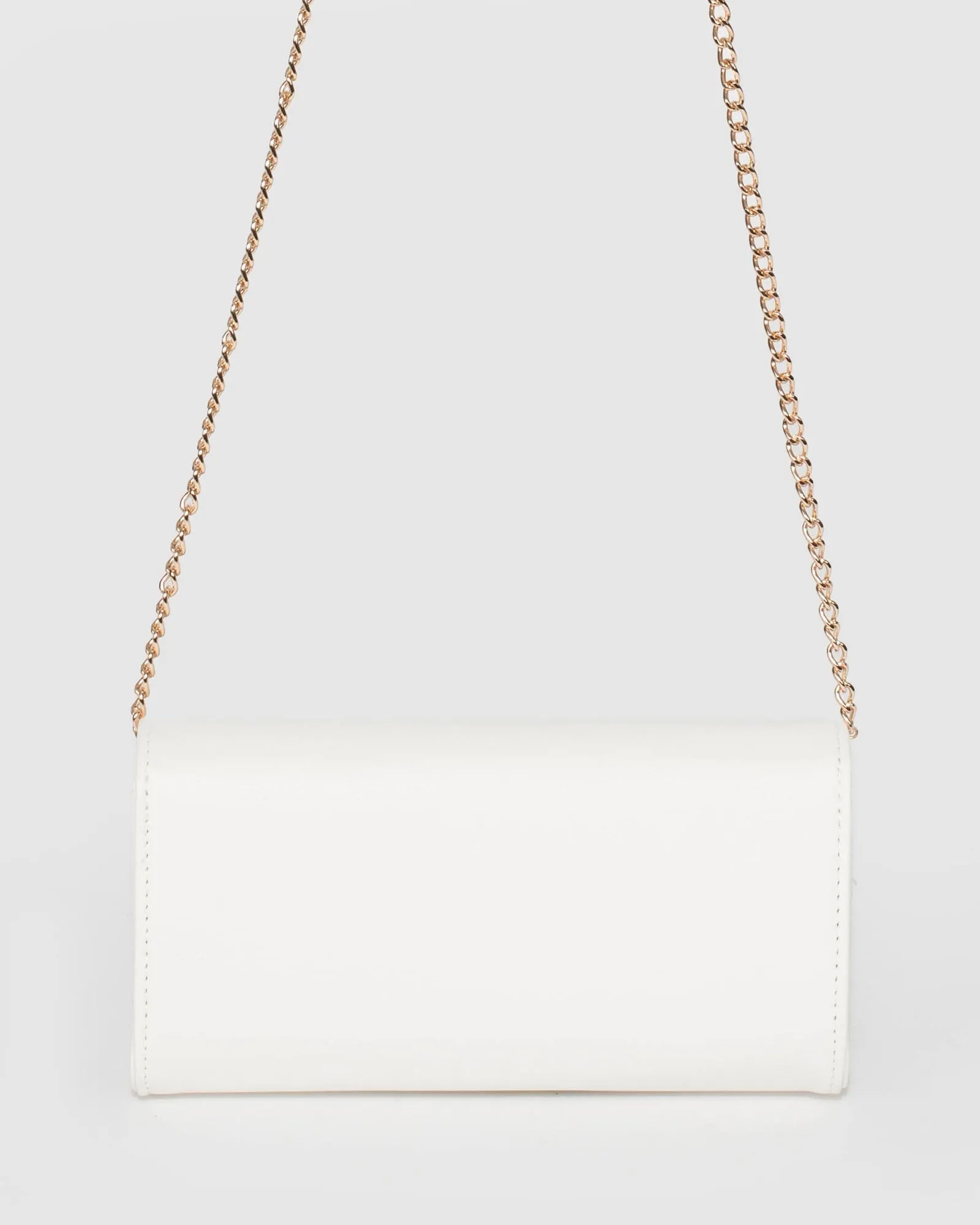 White Gigi Clutch Bag