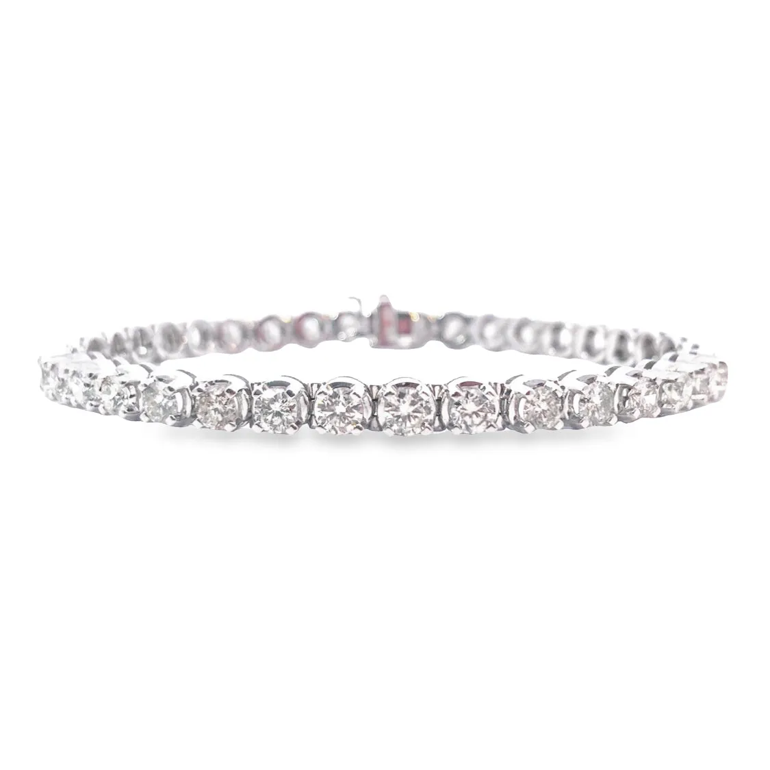 White Gold 6.01 Cttw. Diamond Tennis Bracelet