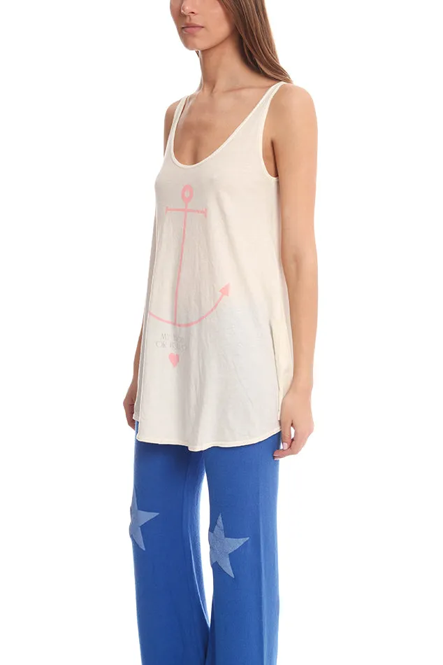 Wildfox Indiana Tank Pearl