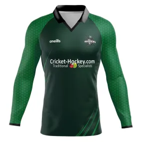 Winterbourne Cricket Club Kids' Long Sleeve Printed Games Shirt