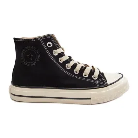 Women's High Sneakers Big Star NN274283 Black