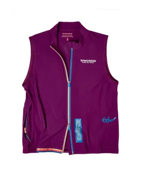 Women's EdW Edition Lightweight Stowable Vest - Wine Berry