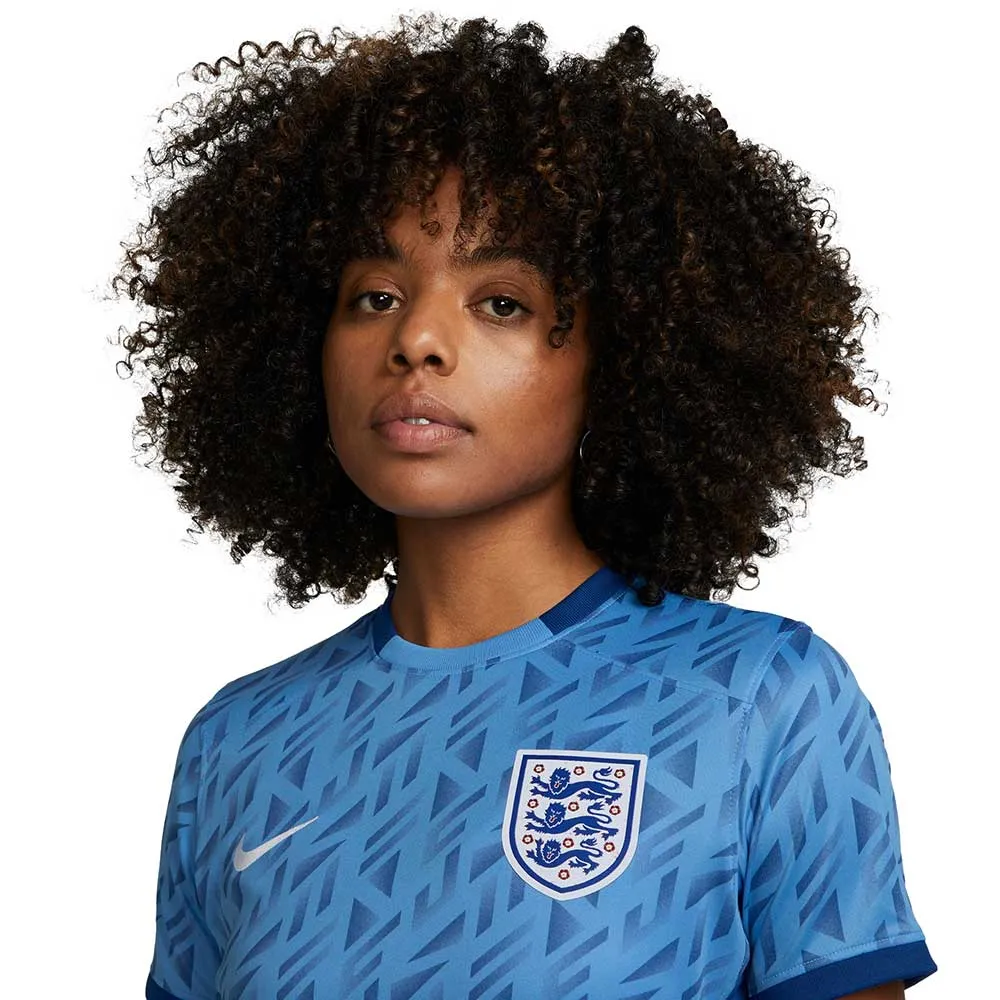 Women's England 2023 Stadium Away Nike Dri-FIT Soccer Jersey - Coast/Gym Blue