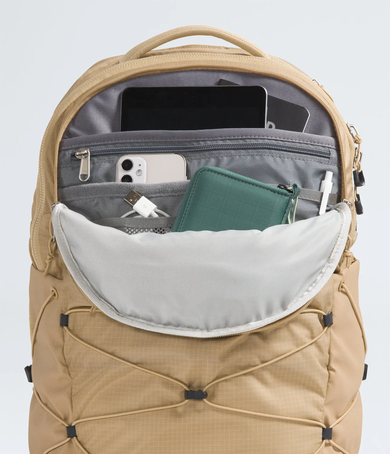 Women's The North Face Borealis Backpack Khaki Stone