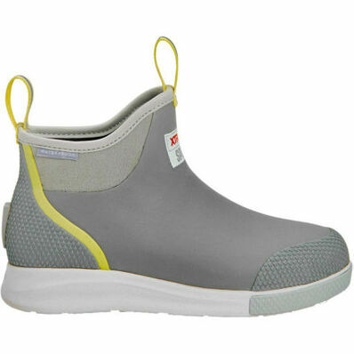 XTRATUF Women's 6-In Waterproof Ankle Deck Boot Sport in Grey