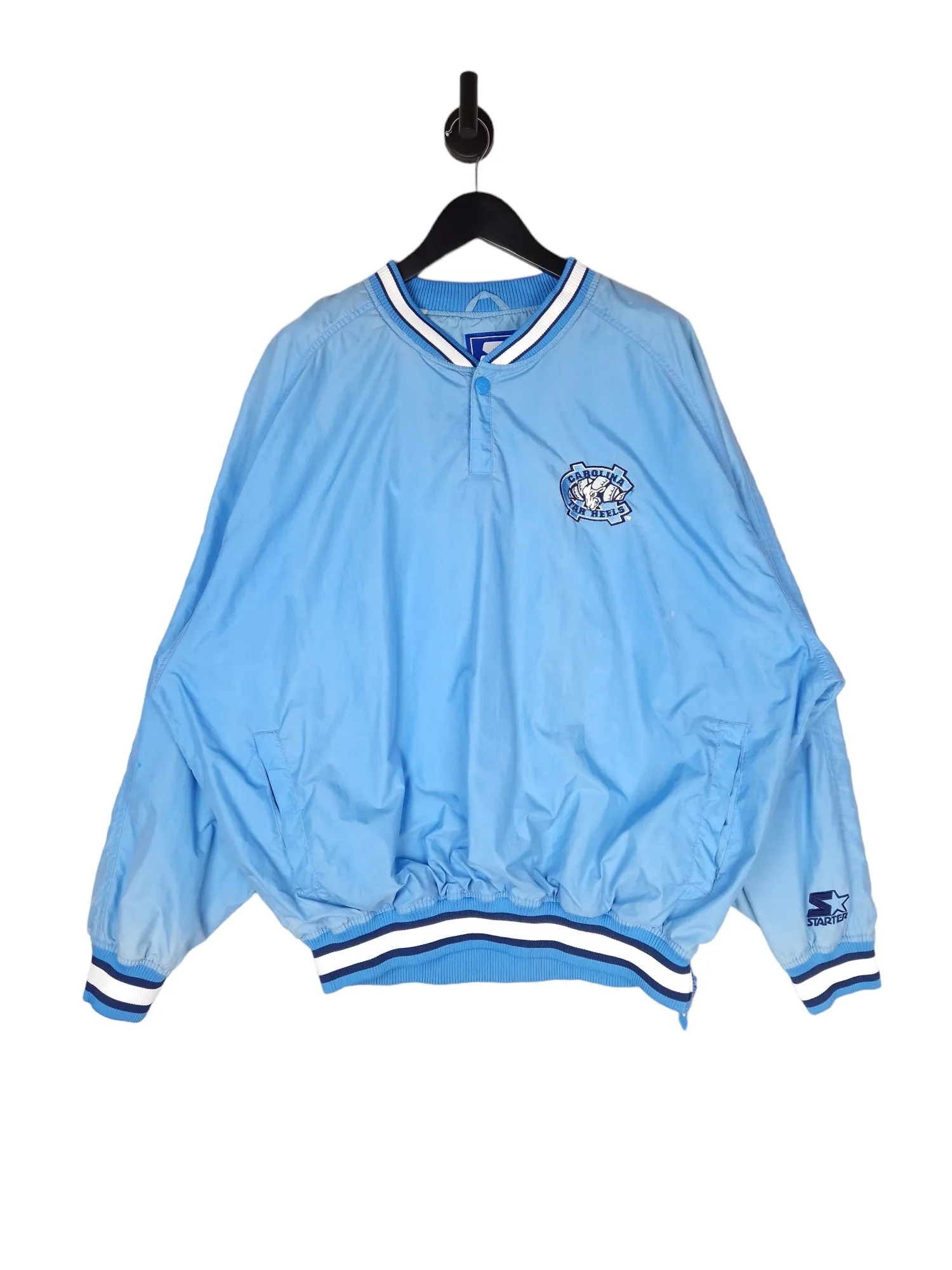 Y2K Starter Carolina Tar Heels Basketball Pullover - Size XXL