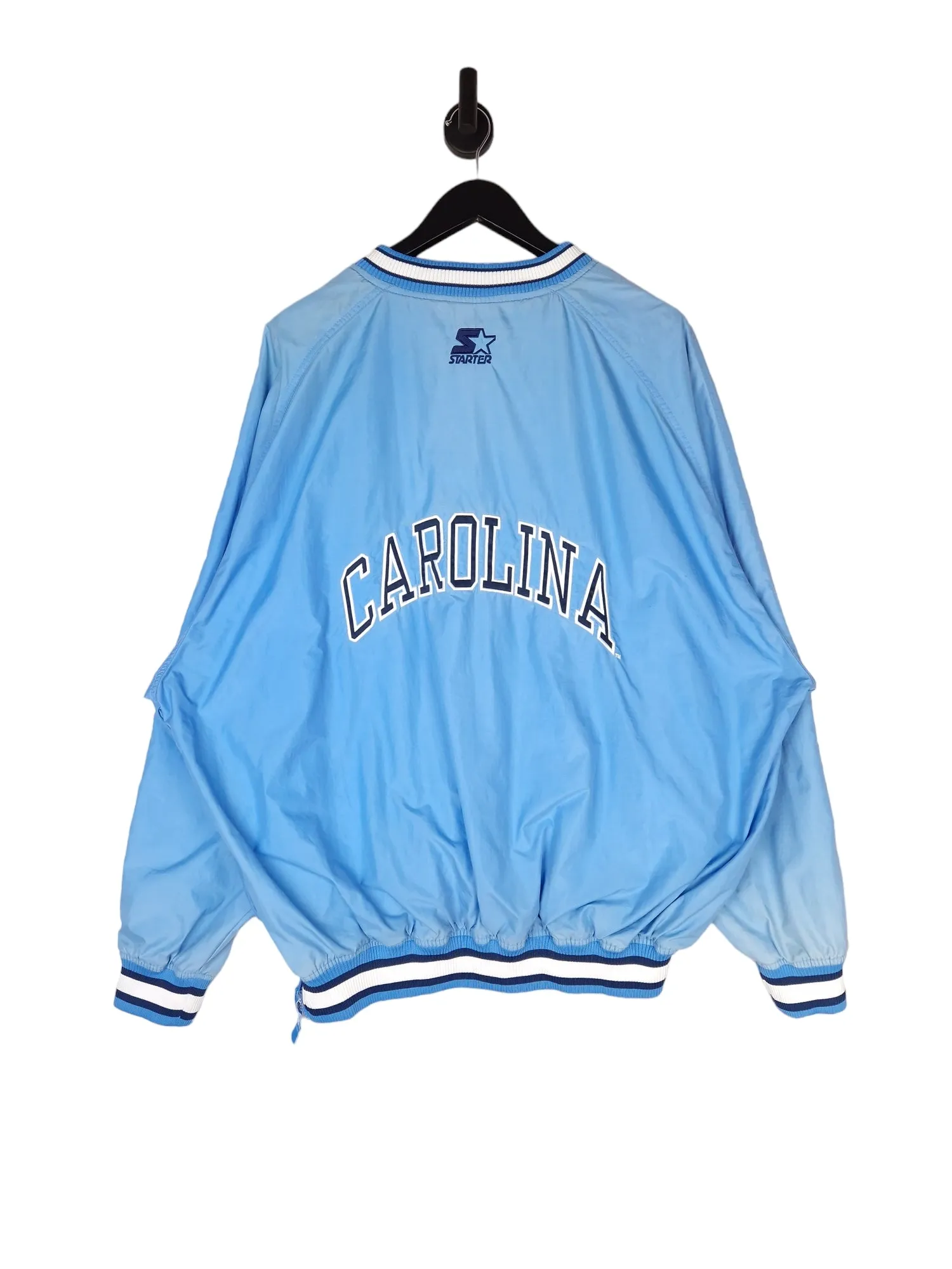 Y2K Starter Carolina Tar Heels Basketball Pullover - Size XXL