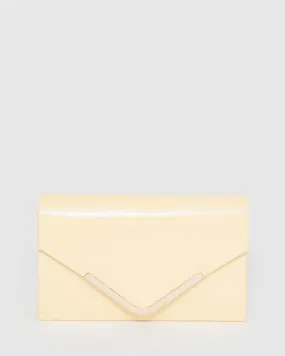 Yellow Lila Envelope Clutch Bag