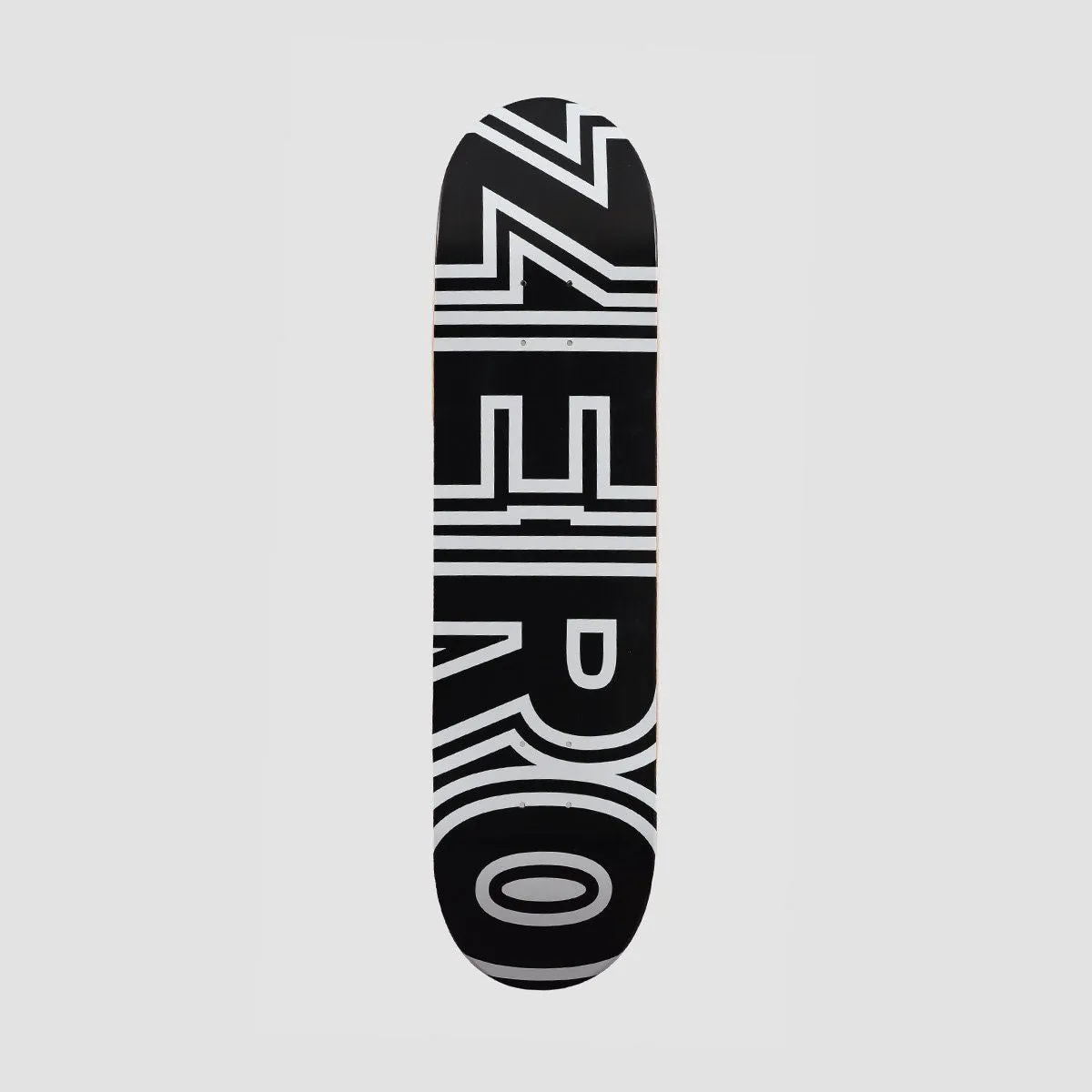 Zero Bold Skateboard Deck Black/White - 8"